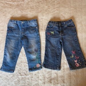 Girls Denim Capri Lot